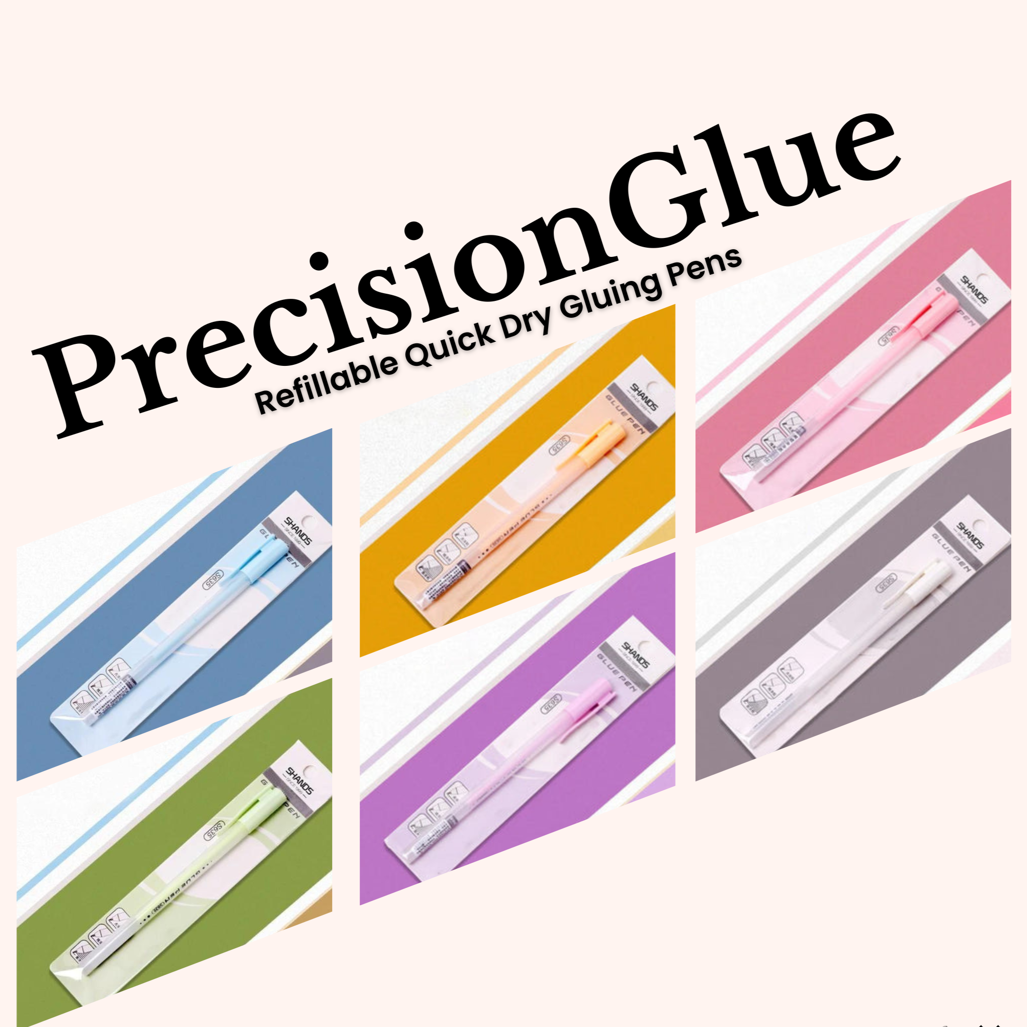 GlueMaster – Glues Exactly Where You Want It! (Set of 6)