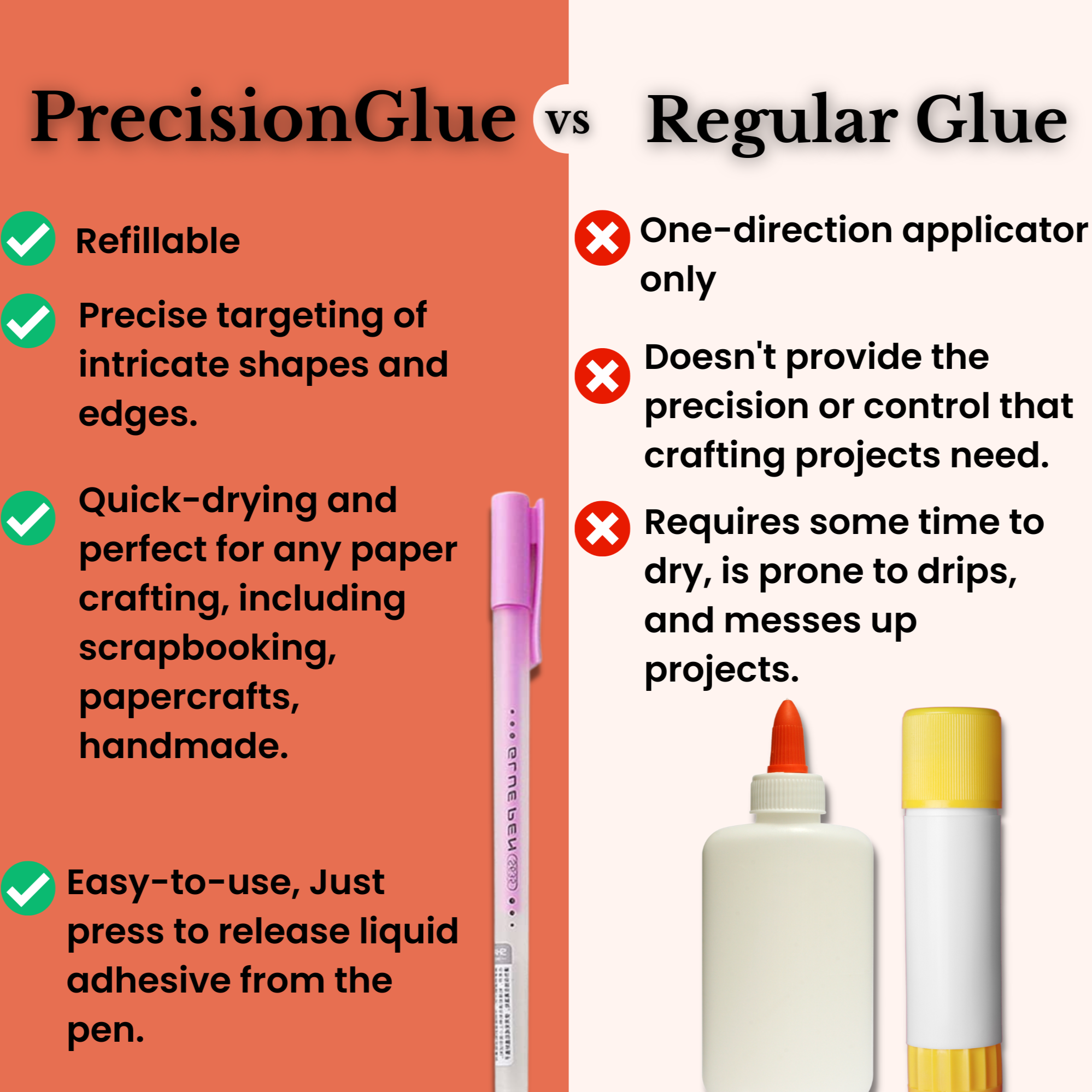 GlueMaster – Glues Exactly Where You Want It! (Set of 6)