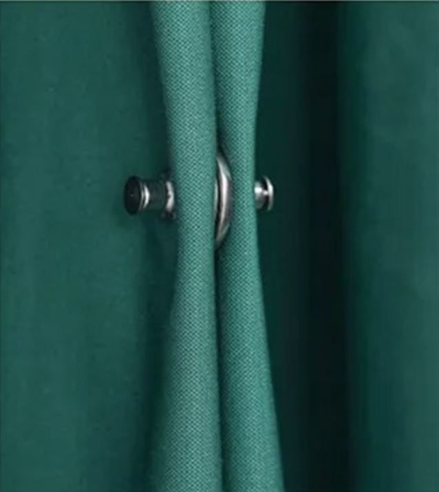 2+2 FREE |GlideHold – Magnetic Curtain Clips to Prevent Light Leaks