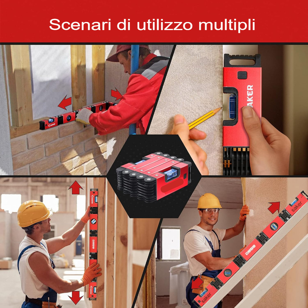 LevelFold Pro – Folding Spirit Level. Precision at the Push of a Button.