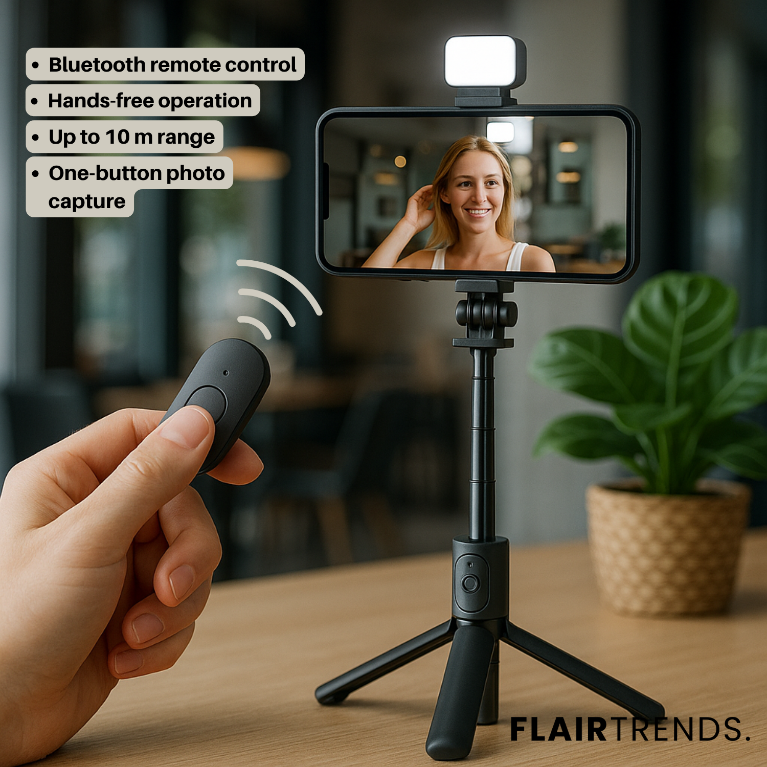 SnapPro – Your 6-in-1 Bluetooth Selfie Stick for Perfect Shots