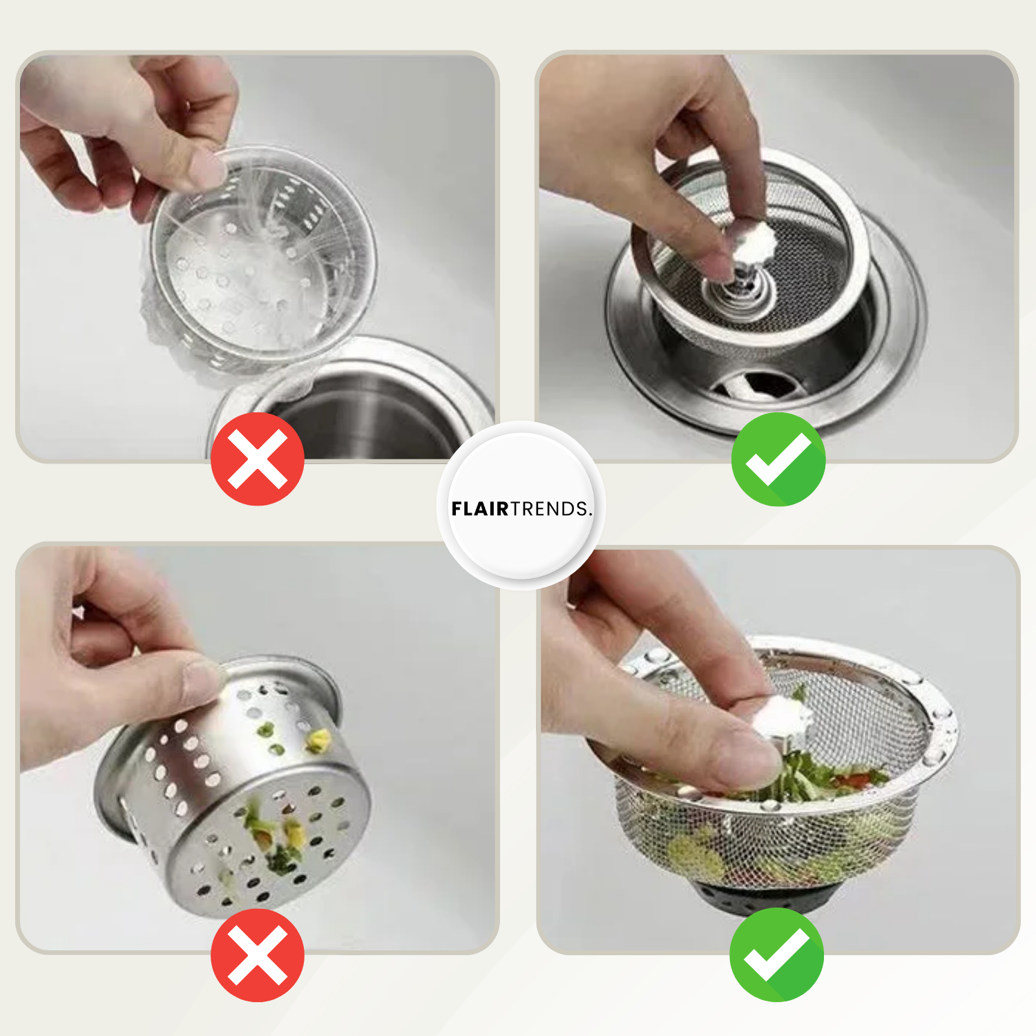 1+1 FREE | SinkStrainer – Prevent Clogs & Protect Your Drain!