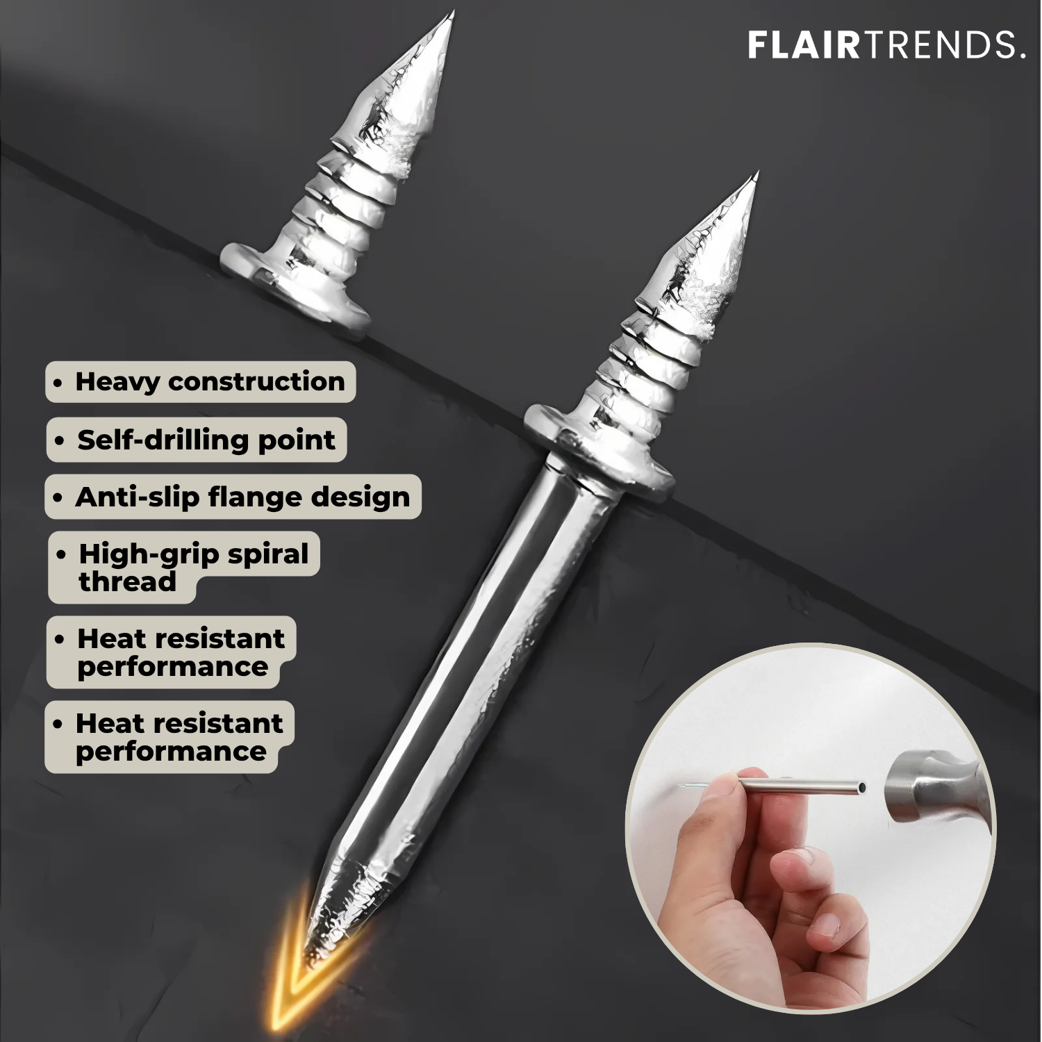 50+50 FREE | NoMark – Fast, Strong Trim Mounting Without Drilling or Damage!
