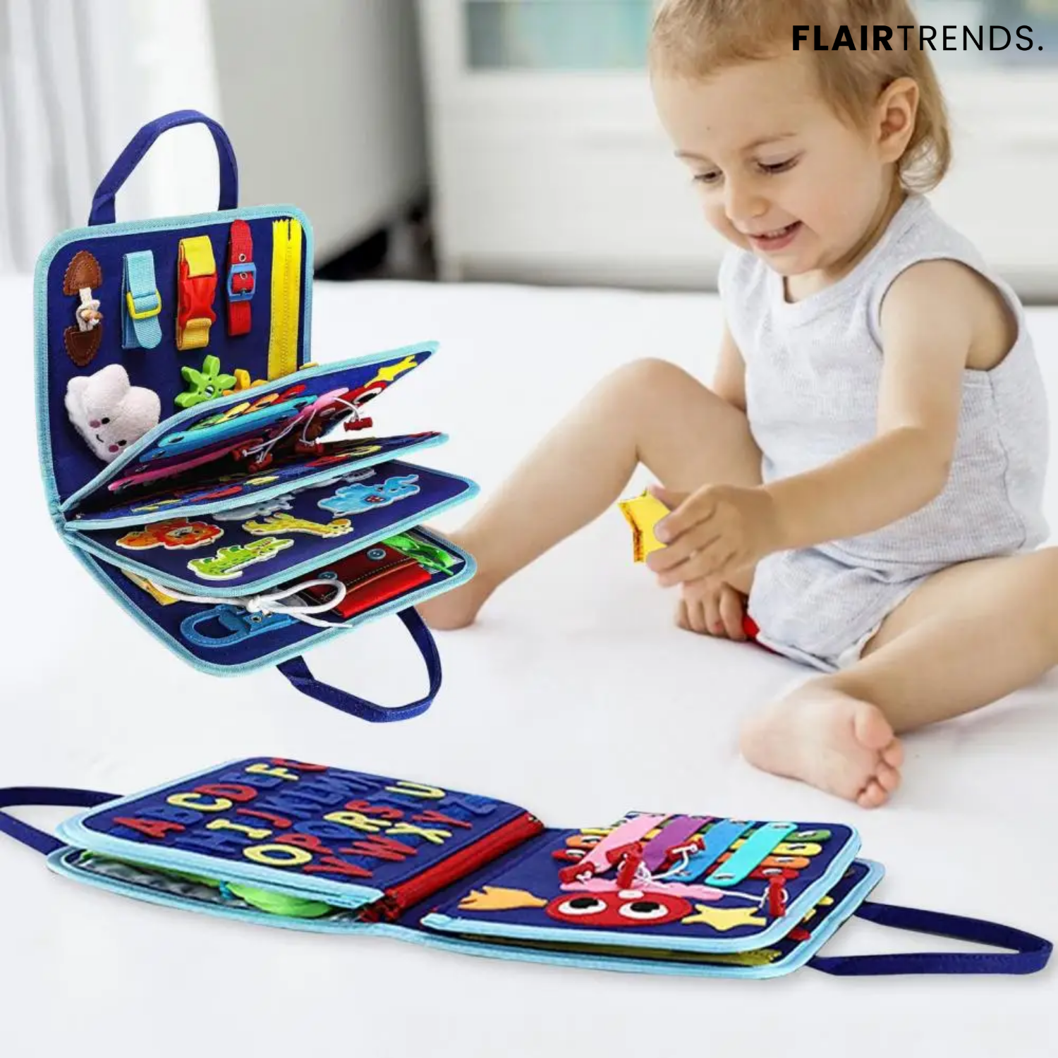 SkillFun – Montessori Busy Book for Early Learning & Fun