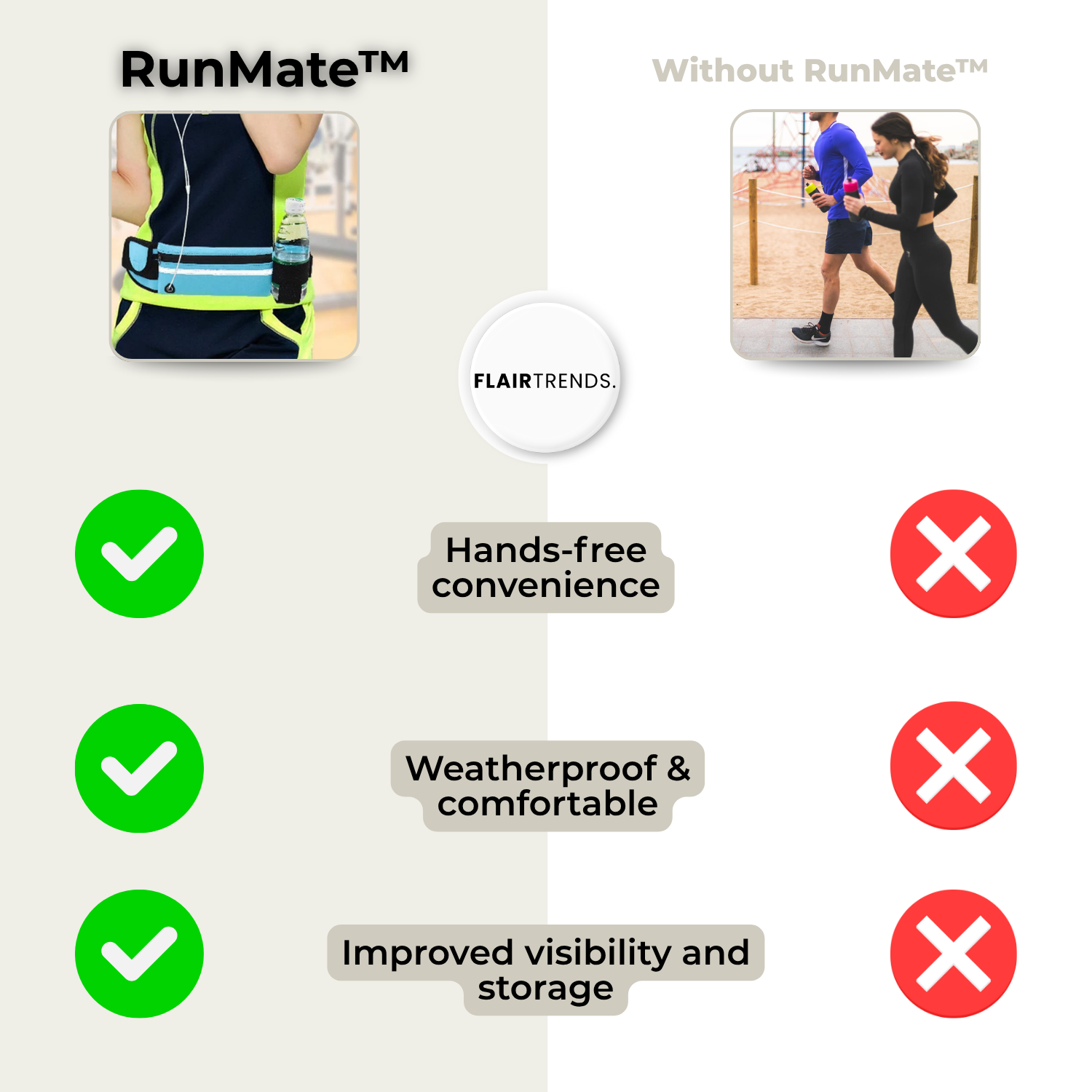 1+1 FREE | RunMate – Secure Comfort, Smart Storage, and No Bounce