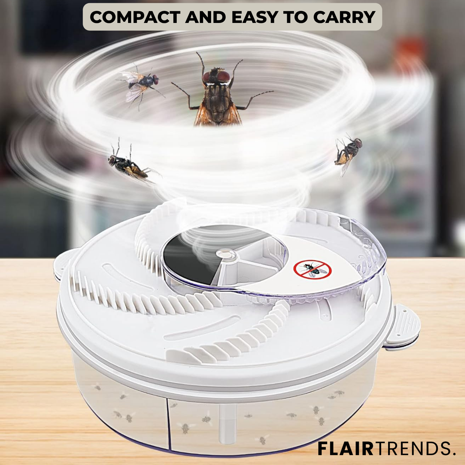 FlyFree – Silent & Chemical-Free Fly Trap