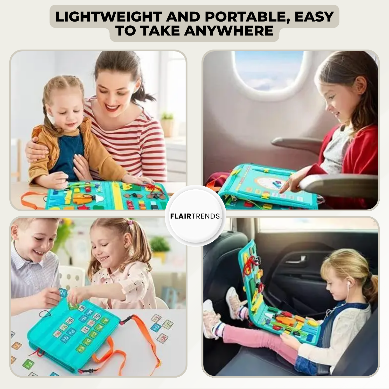 SkillFun – Montessori Busy Book for Early Learning & Fun