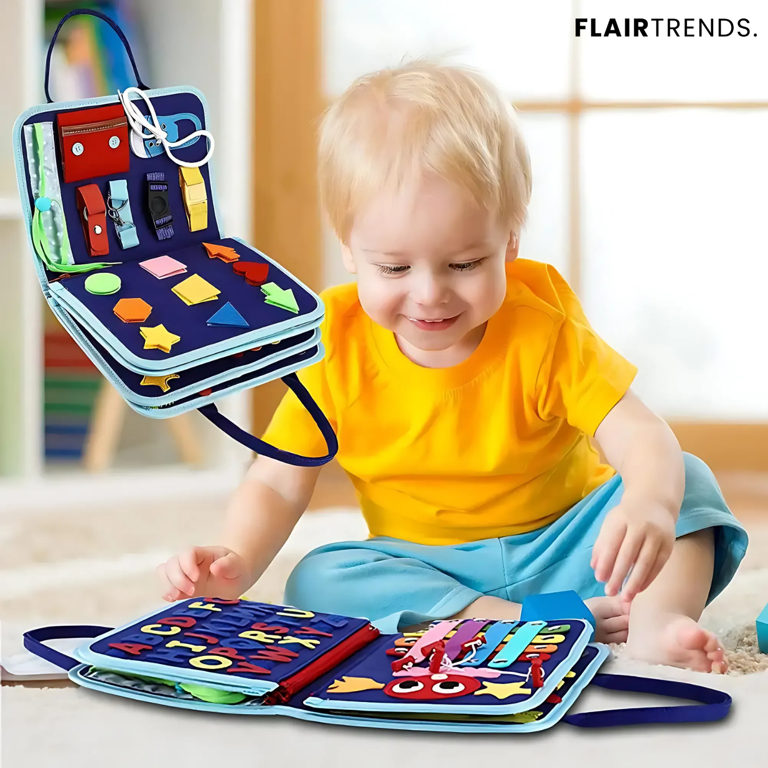 SkillFun – Montessori Busy Book for Early Learning & Fun