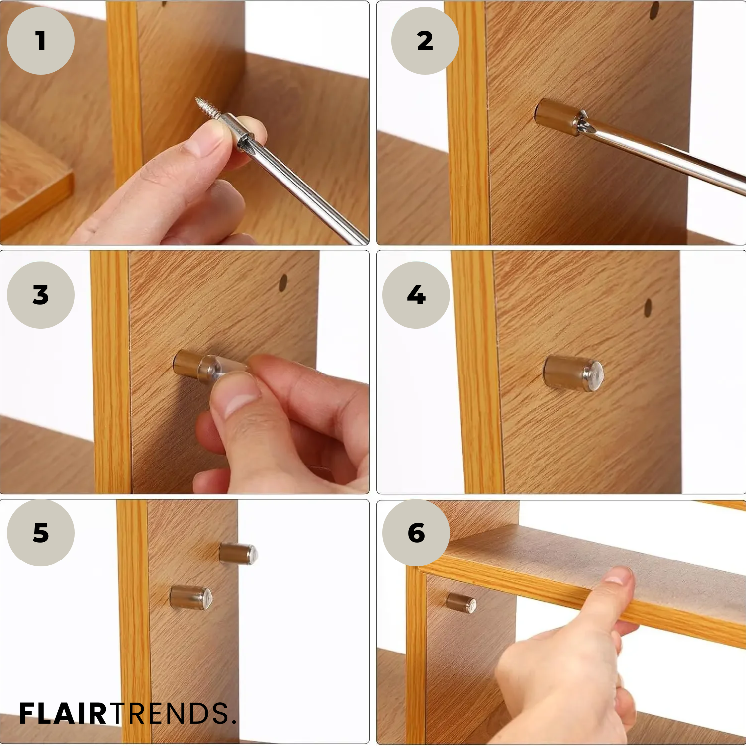 25+25 FREE | ShelfFix – Install Shelves in Minutes Without Drills or Hassle!