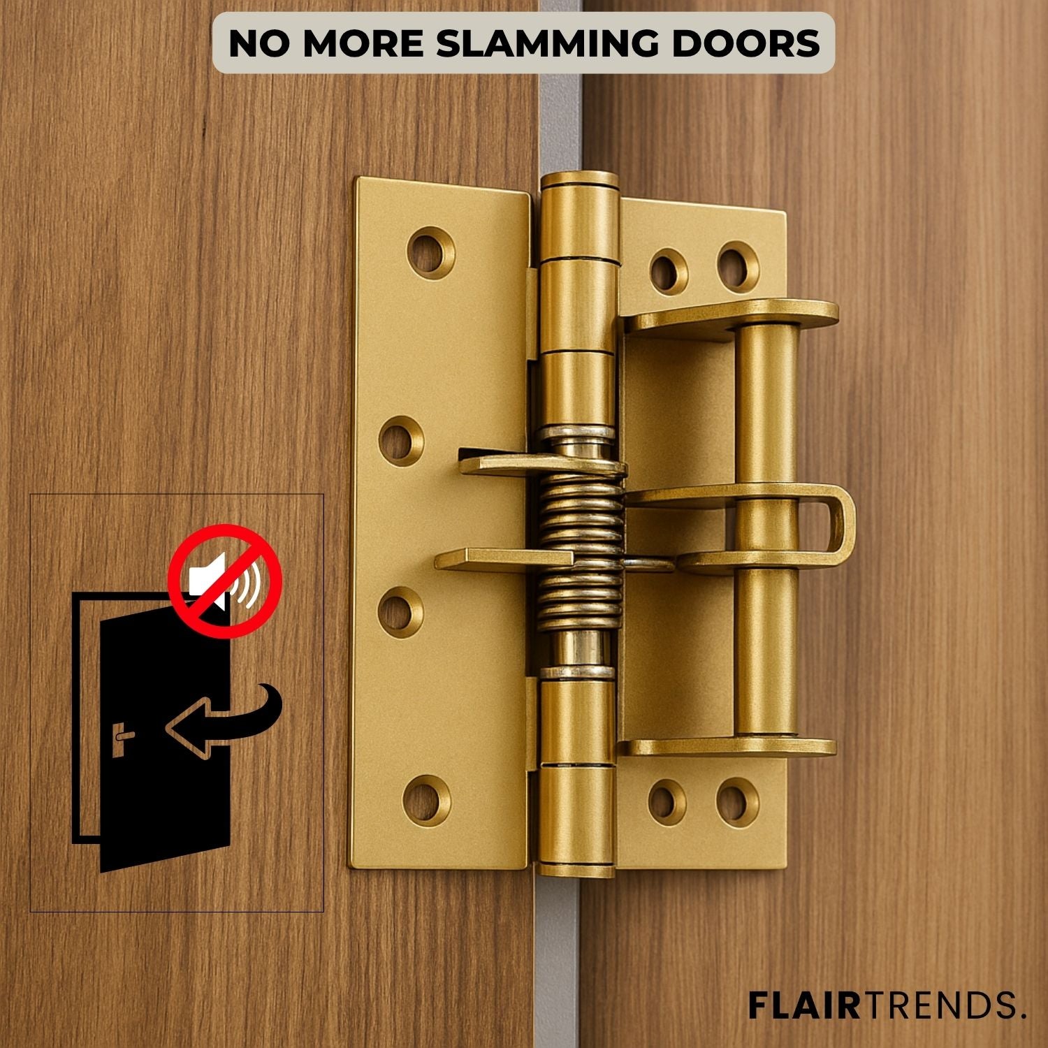 1+1 FREE | SwiftShut – Automatic Self-Closing Door Hinges