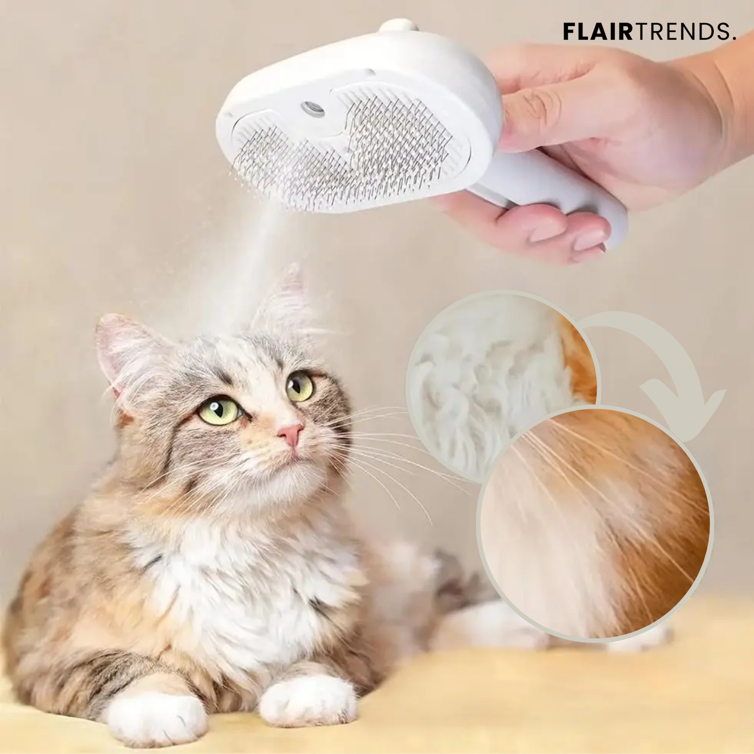 SteamCare – Shiny fur without pulling!