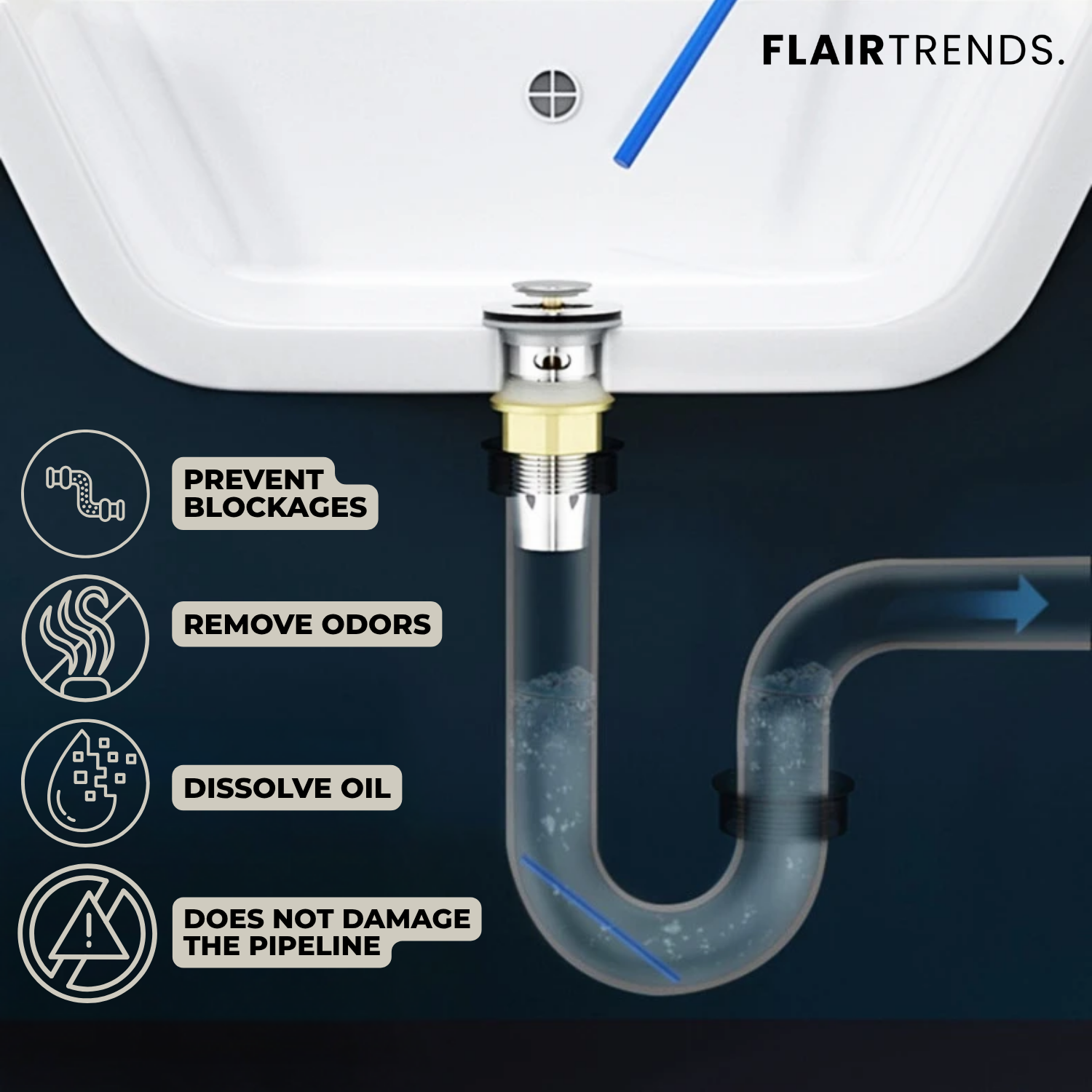 1+1 FREE | PipePure – Monthly Fresh Drains Without Clogs!