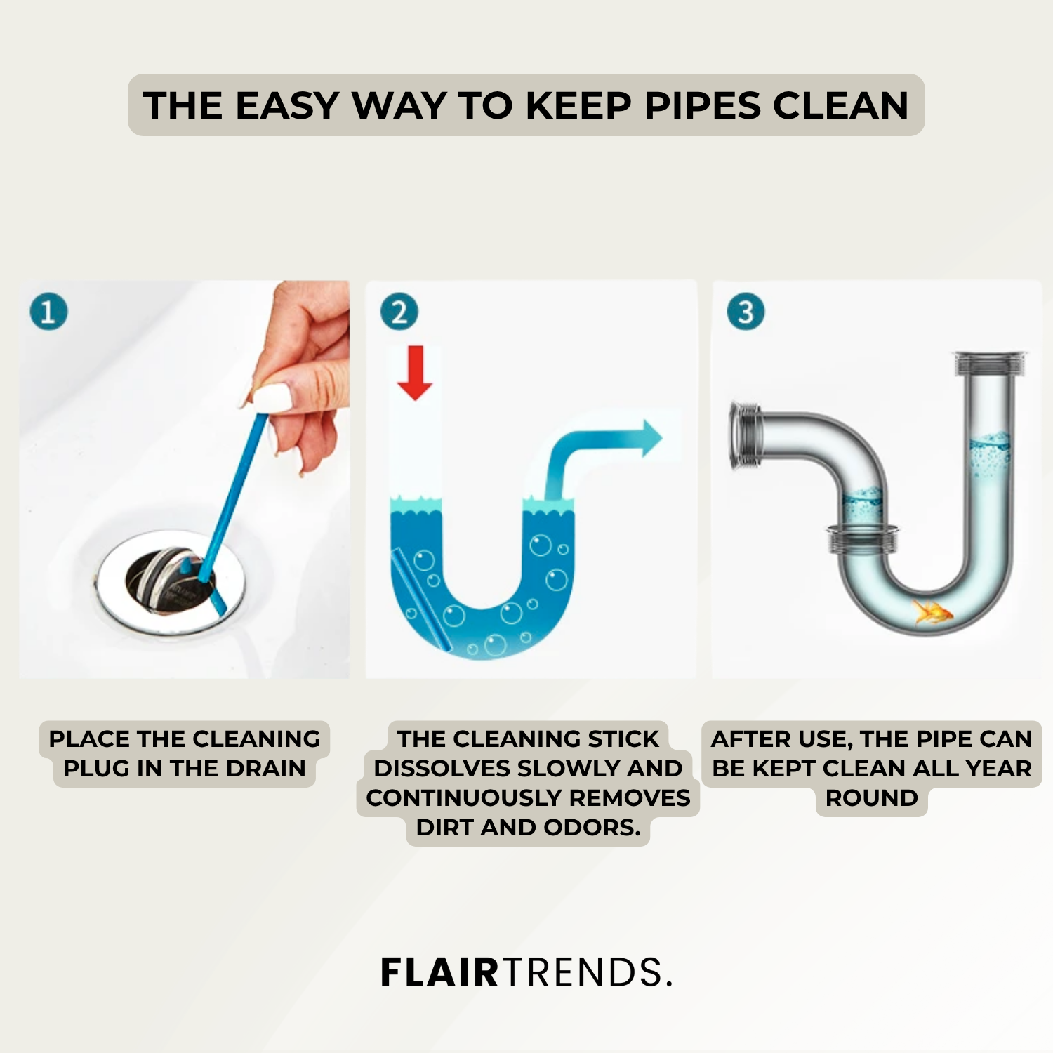 1+1 FREE | PipePure – Monthly Fresh Drains Without Clogs!