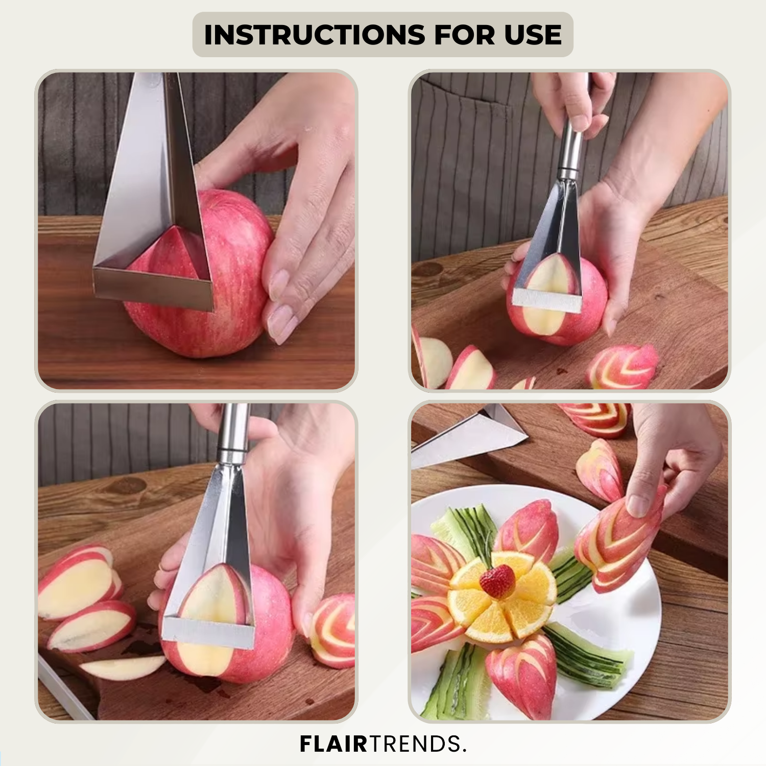 50% OFF | ChefCarve - Precision Stainless Steel Fruit Slicer [Last Day Discount]