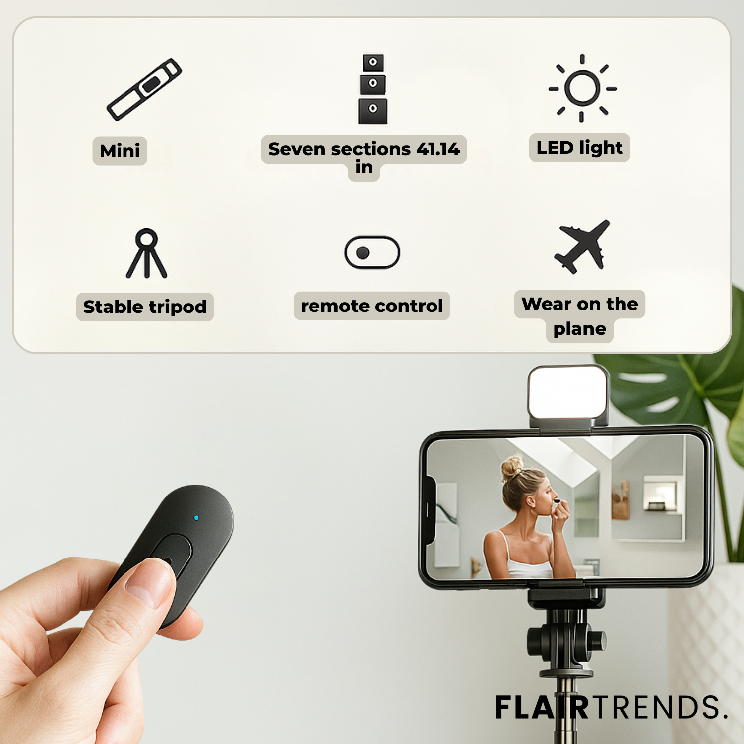 SnapPro – Your 6-in-1 Bluetooth Selfie Stick for Perfect Shots
