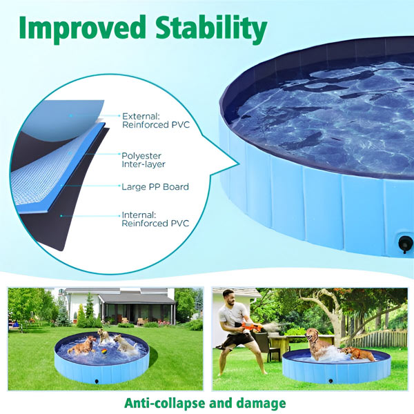 FoldiPool – The Foldable Pool Oasis for Pets & Children