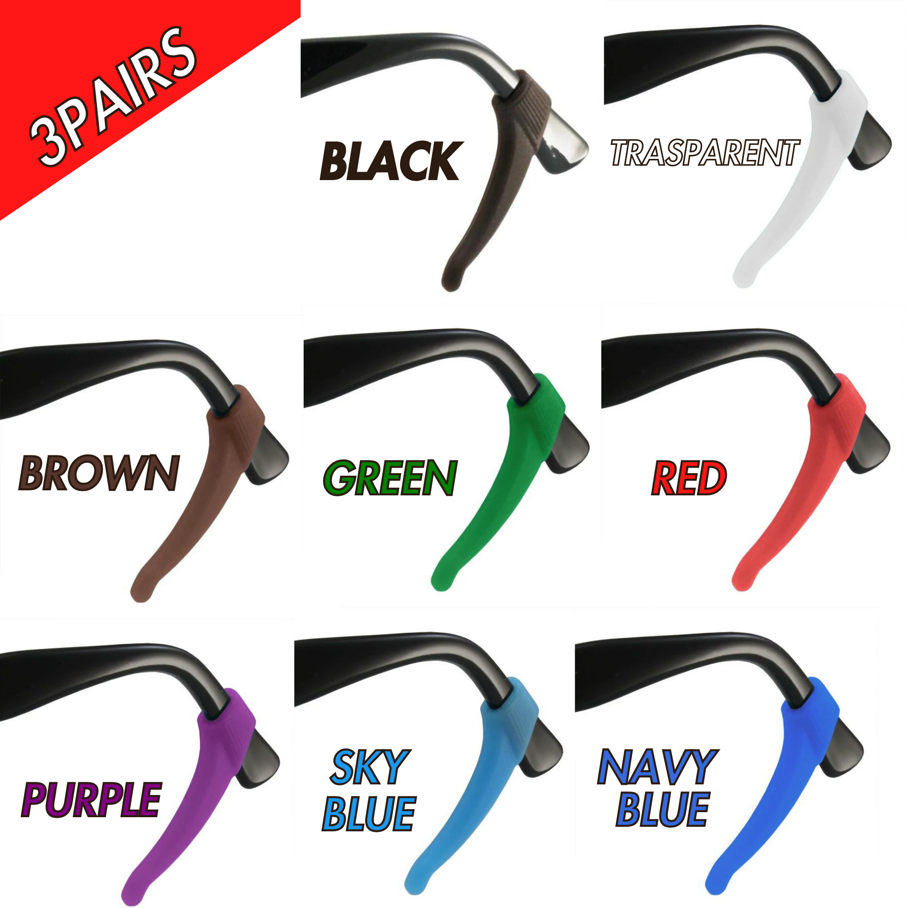 2+1 FREE | GripLens – No More Slipping Glasses!