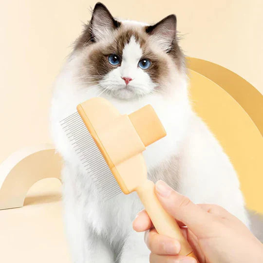 PawCare – Self-Cleaning Pet Grooming Brush