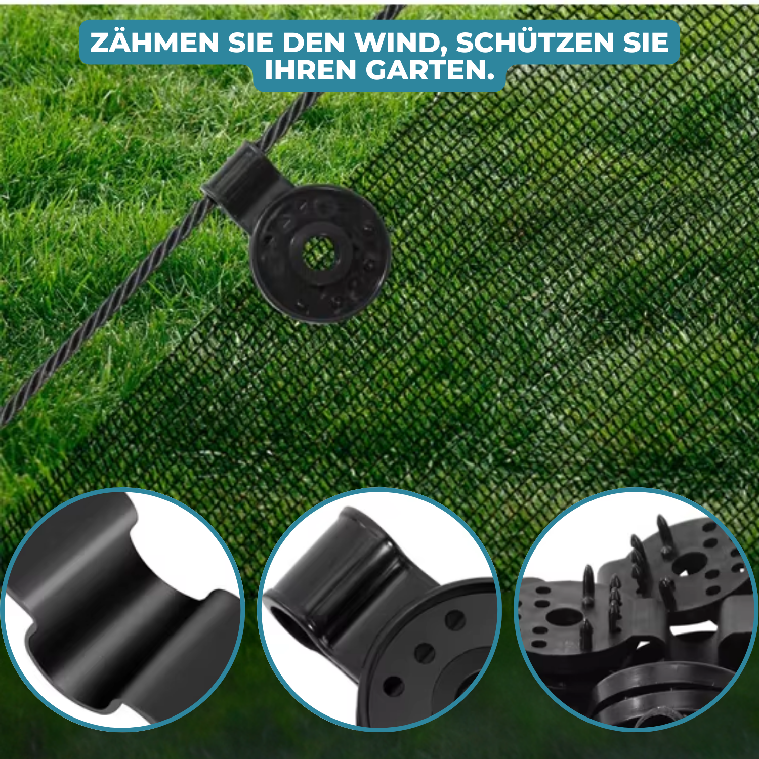 20+20 FREE | ShadeClips – The Simple Solution for Securely Attaching Shade Nets