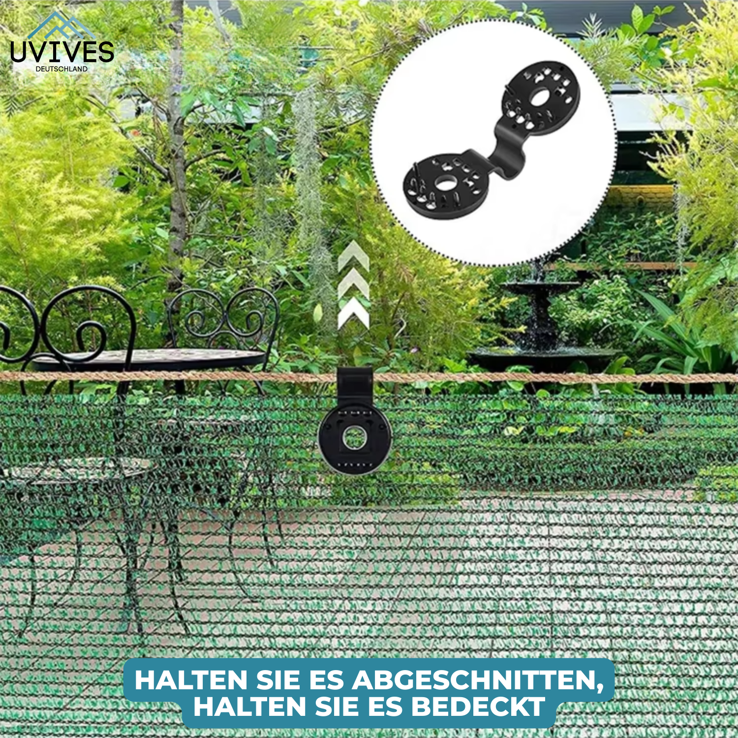 20+20 FREE | ShadeClips – The Simple Solution for Securely Attaching Shade Nets