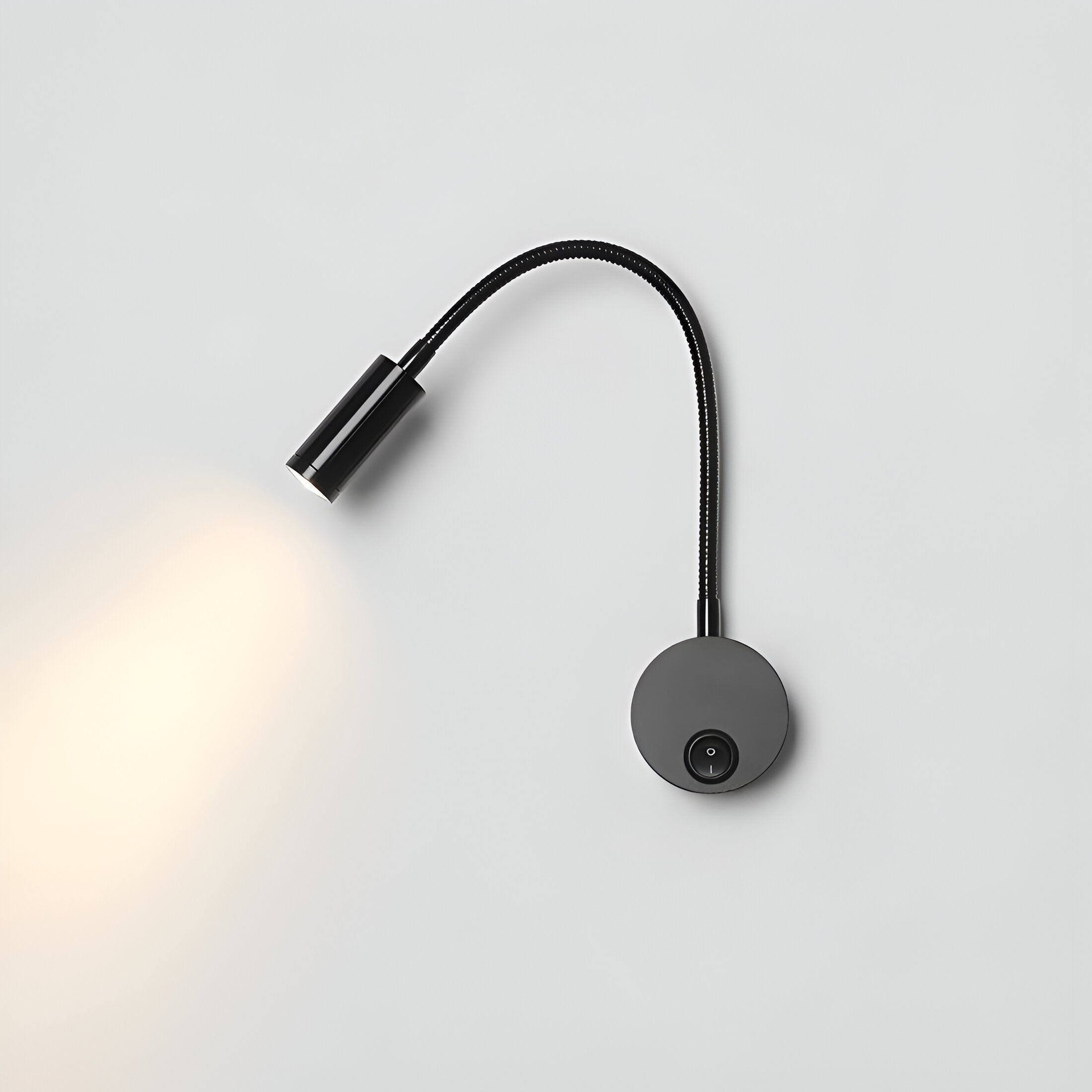 FlexiGlow – Stylish LED bedside lamp with flexible gooseneck