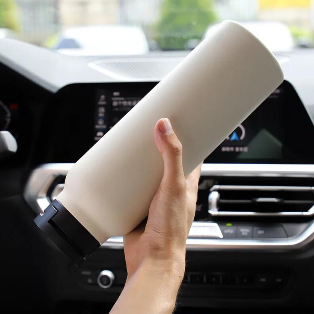 HydraGrip Flask – Drink, hold, enjoy hands-free!