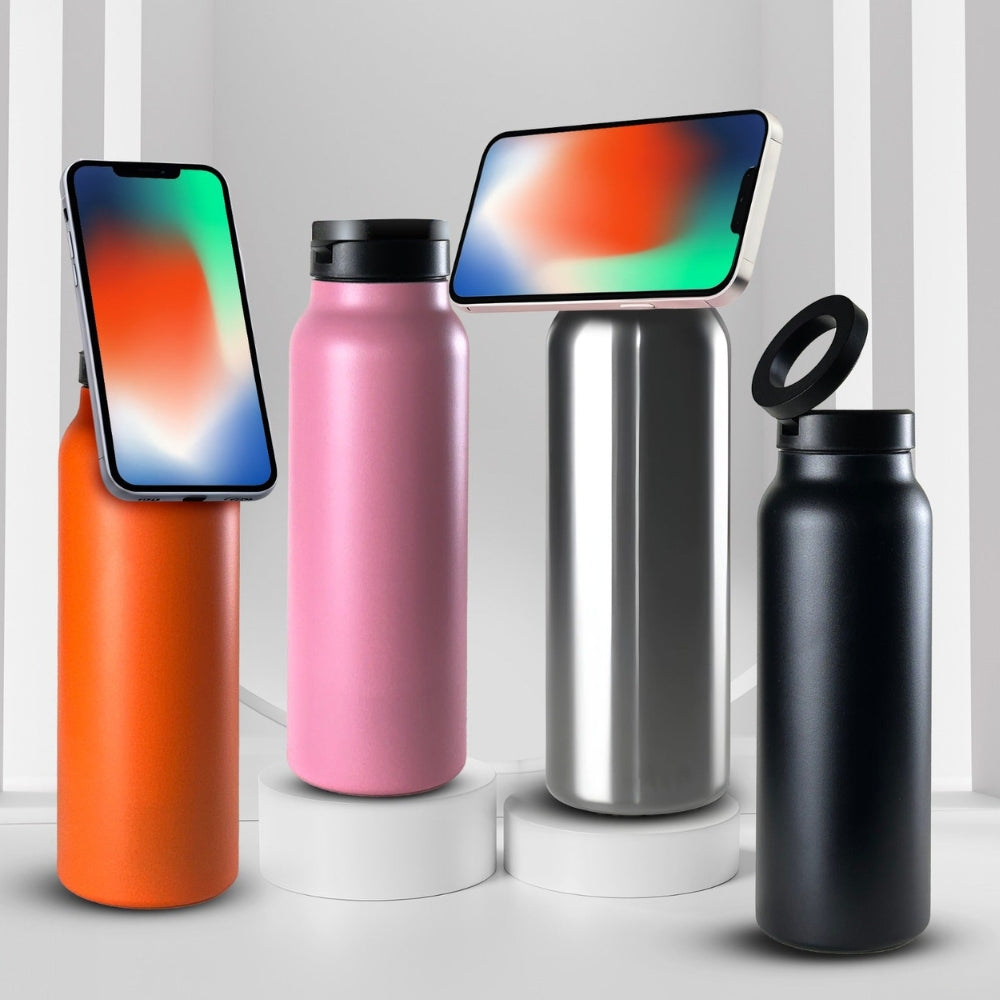 HydraGrip Flask – Drink, hold, enjoy hands-free!