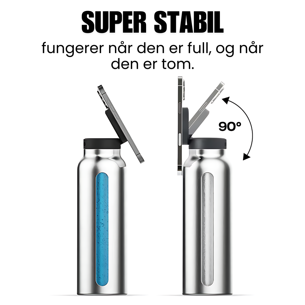 HydraGrip Flask – Drink, hold, enjoy hands-free!