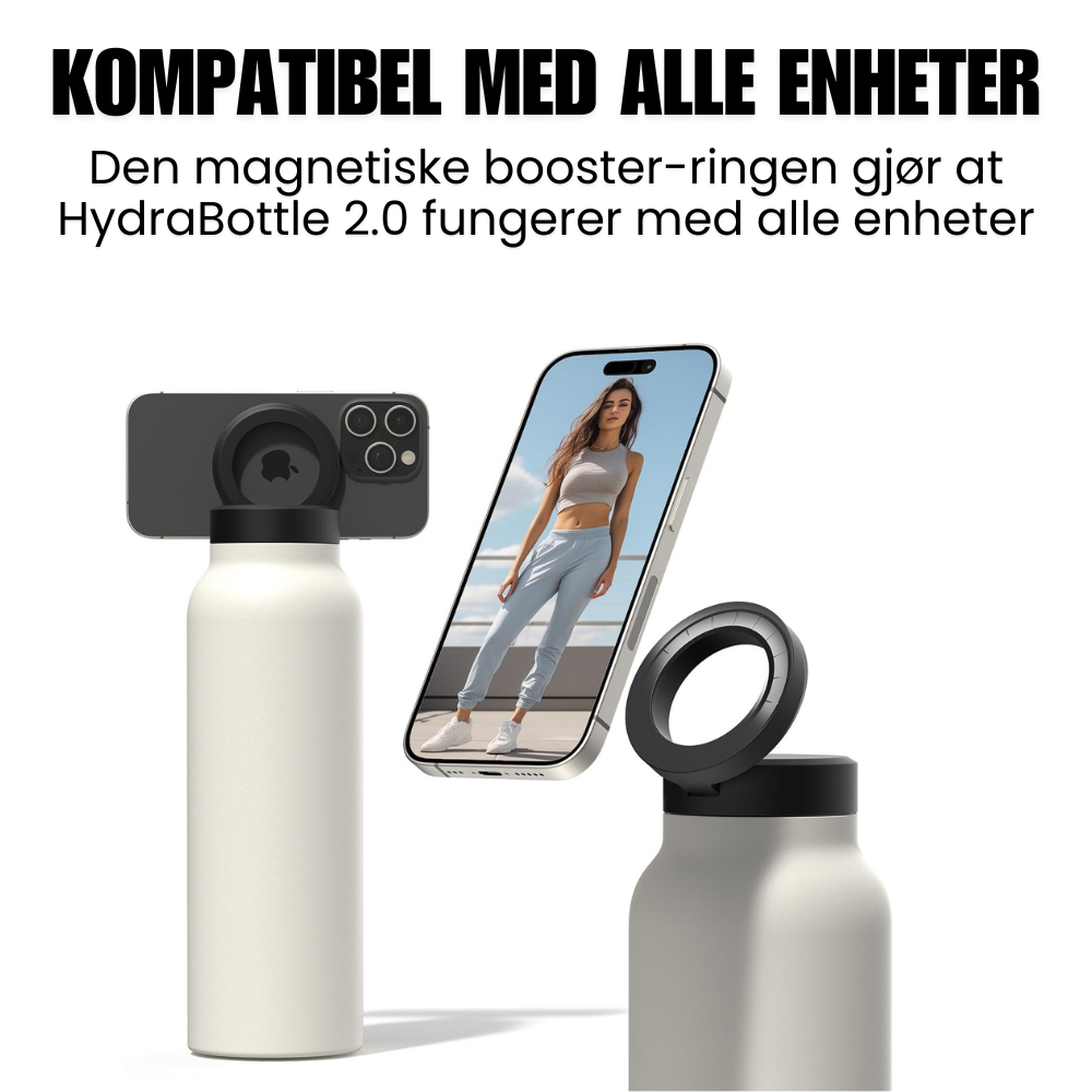 HydraGrip Flask – Drink, hold, enjoy hands-free!
