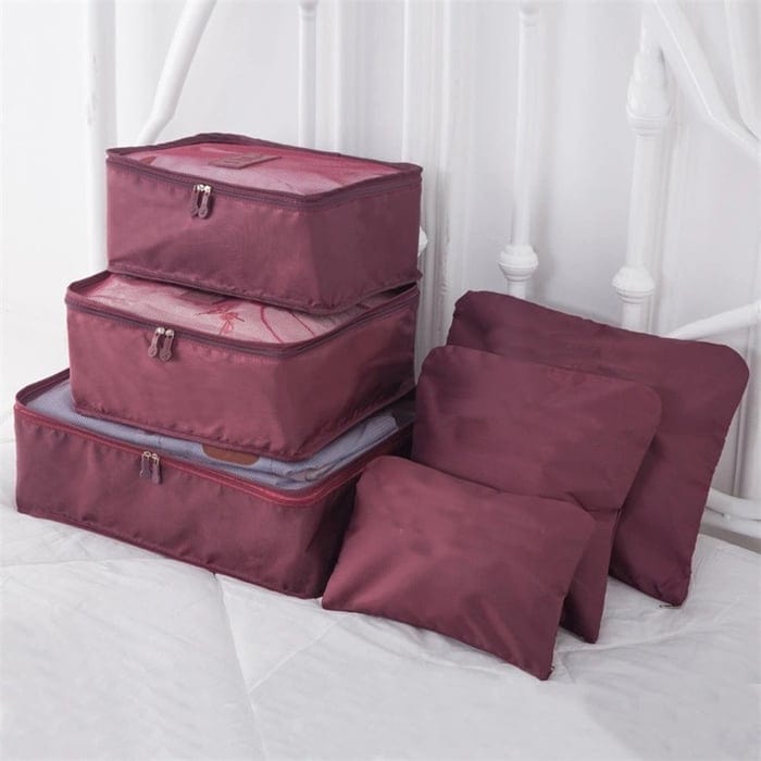TravelOrganizer – 6-Piece Packing Cube Set