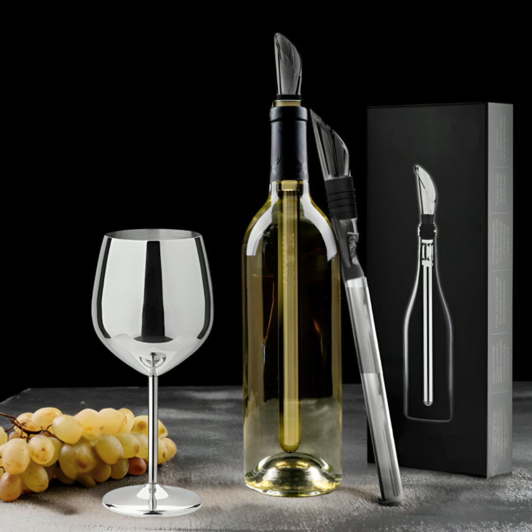 1+1 FREE | ChillVino – The Stylish Wine Chilling Stick for Perfect Wine Enjoyment