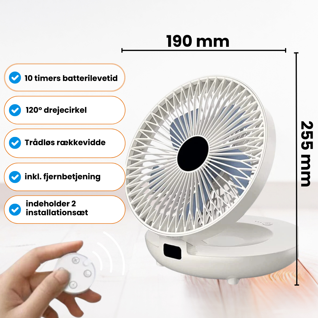 VentiBreeze – Your Portable Fan with Remote Control
