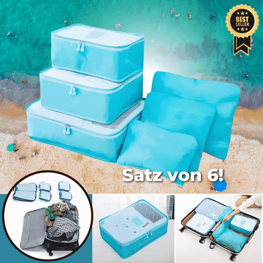 TravelOrganizer – 6-Piece Packing Cube Set