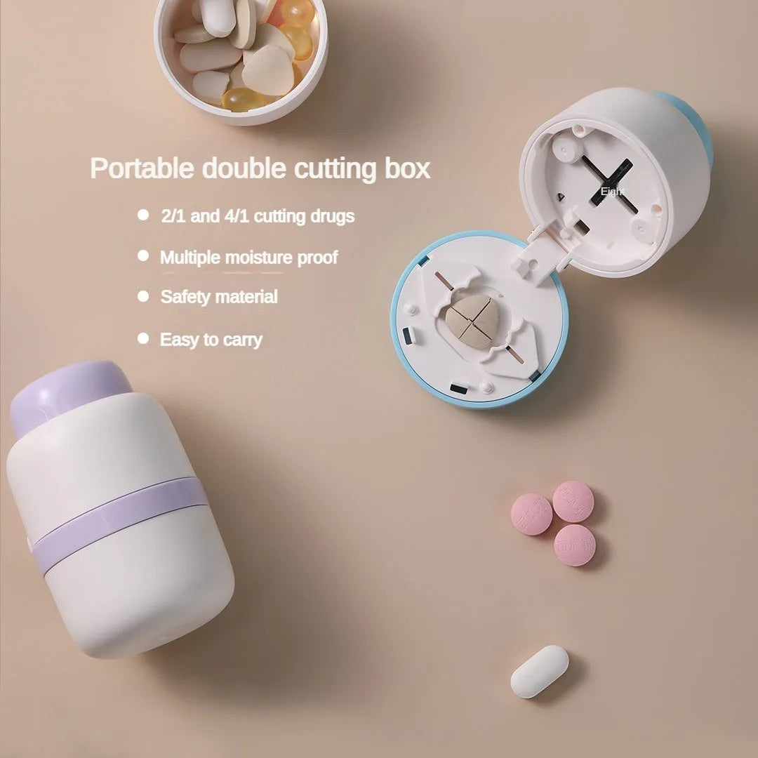 1+1 FREE | PillMate – Easy Pill Cutting & Storage Made Simple!