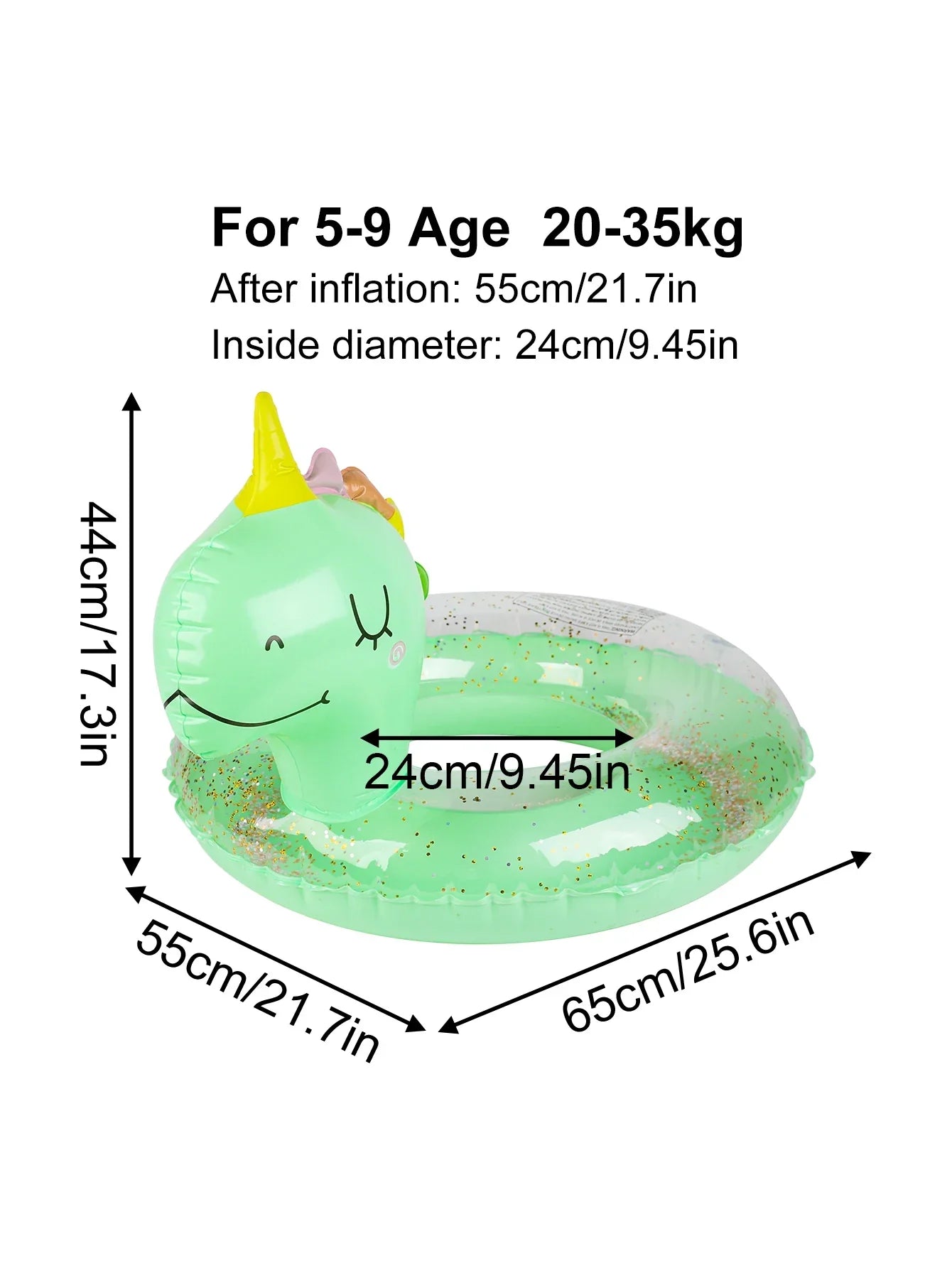 1+1 FREE | DinoFloat – The Inflatable Dinosaur Swim Ring for Kids