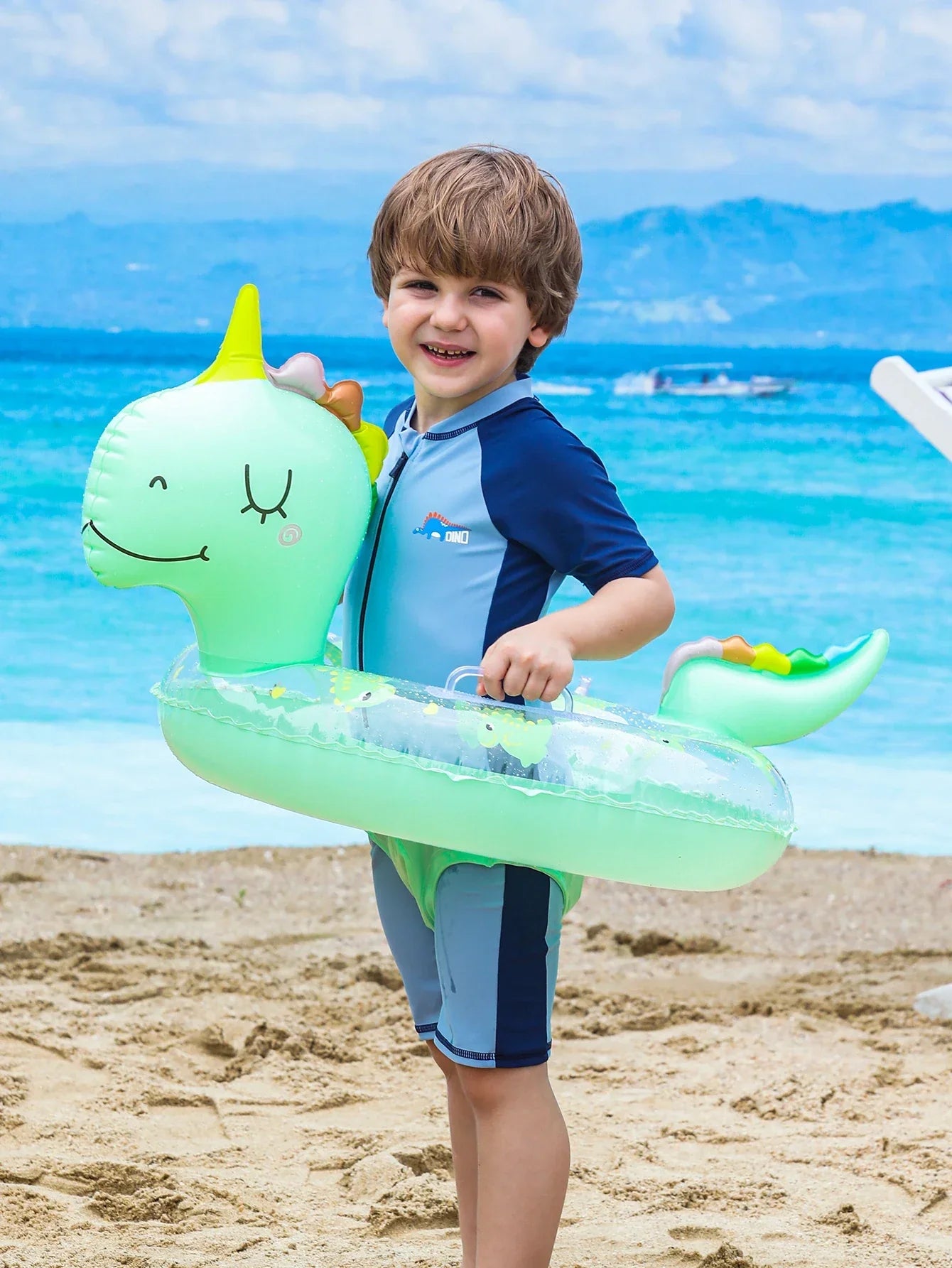 1+1 FREE | DinoFloat – The Inflatable Dinosaur Swim Ring for Kids