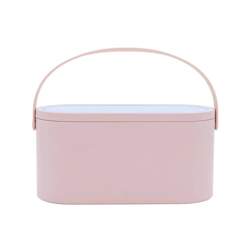 GlamBox – Makeup Organizer with LED Lighting