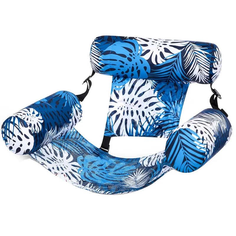 AquaLeaf – Tropical Inflatable Pool Lounge Chair