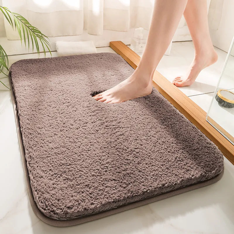 PlushDry – Luxury Bath Mat for Warm & Dry Feet