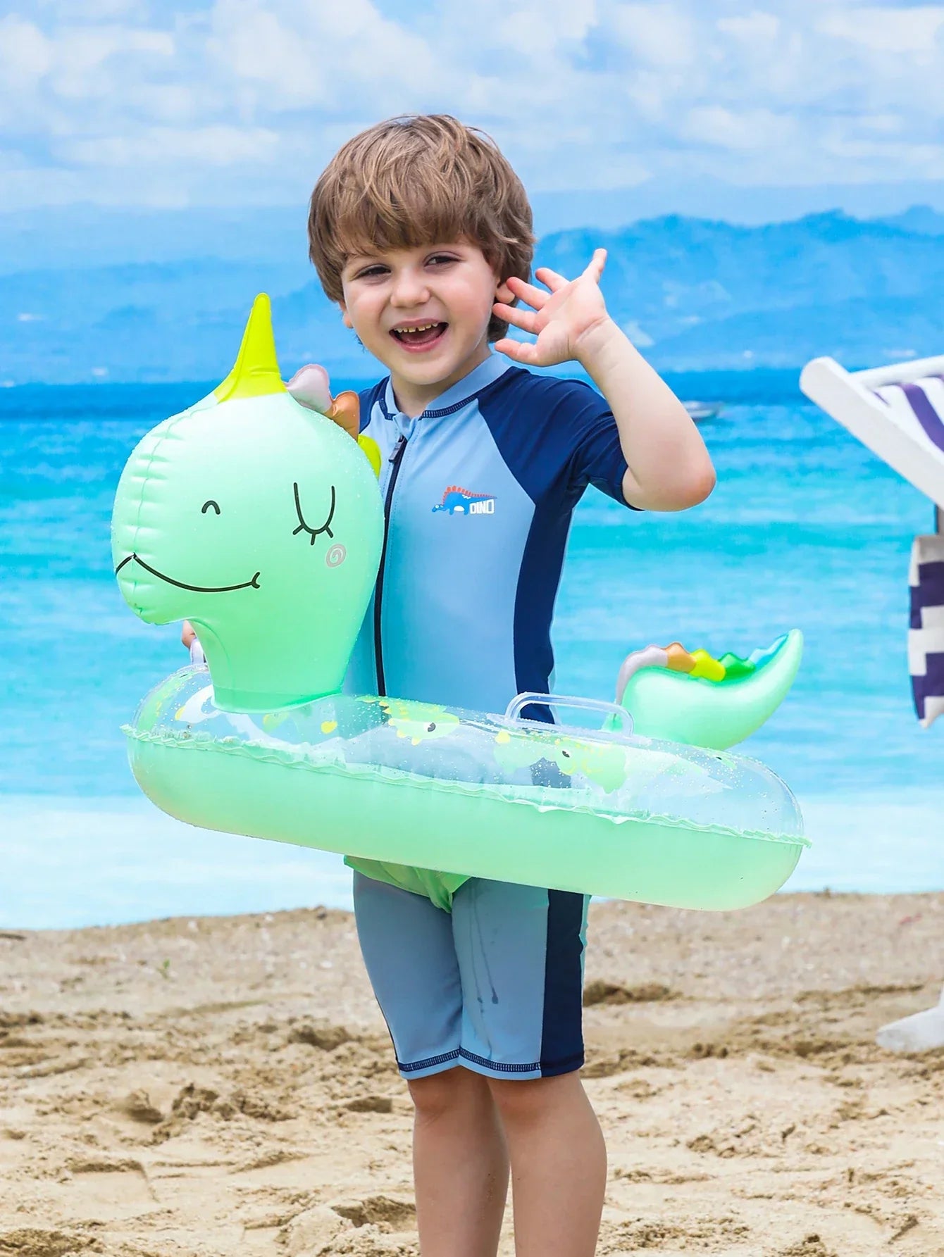 1+1 FREE | DinoFloat – The Inflatable Dinosaur Swim Ring for Kids