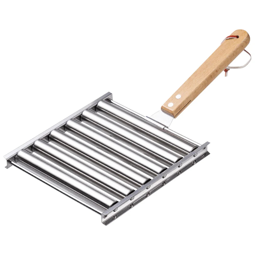 GrillRoll – For Evenly Grilled Sausages with a Comfortable Handle
