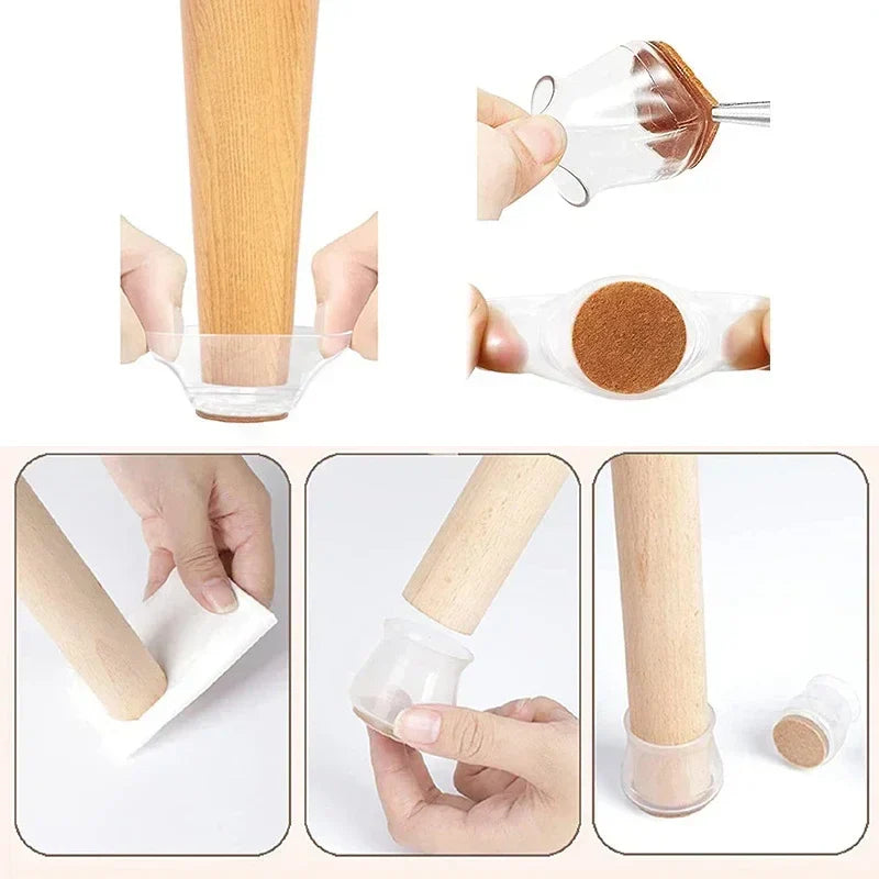 4+4 FREE | SilentFeet – No More Scratches and Noise When Moving Furniture