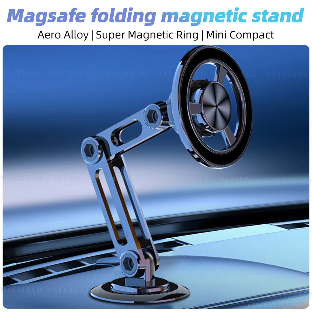 GripMaster – Magnetic Car Phone Mount – One-Second Lock – 360° Rotation