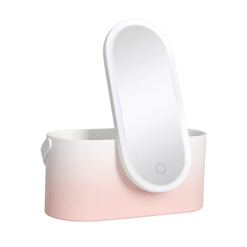 GlamBox – Makeup Organizer with LED Lighting