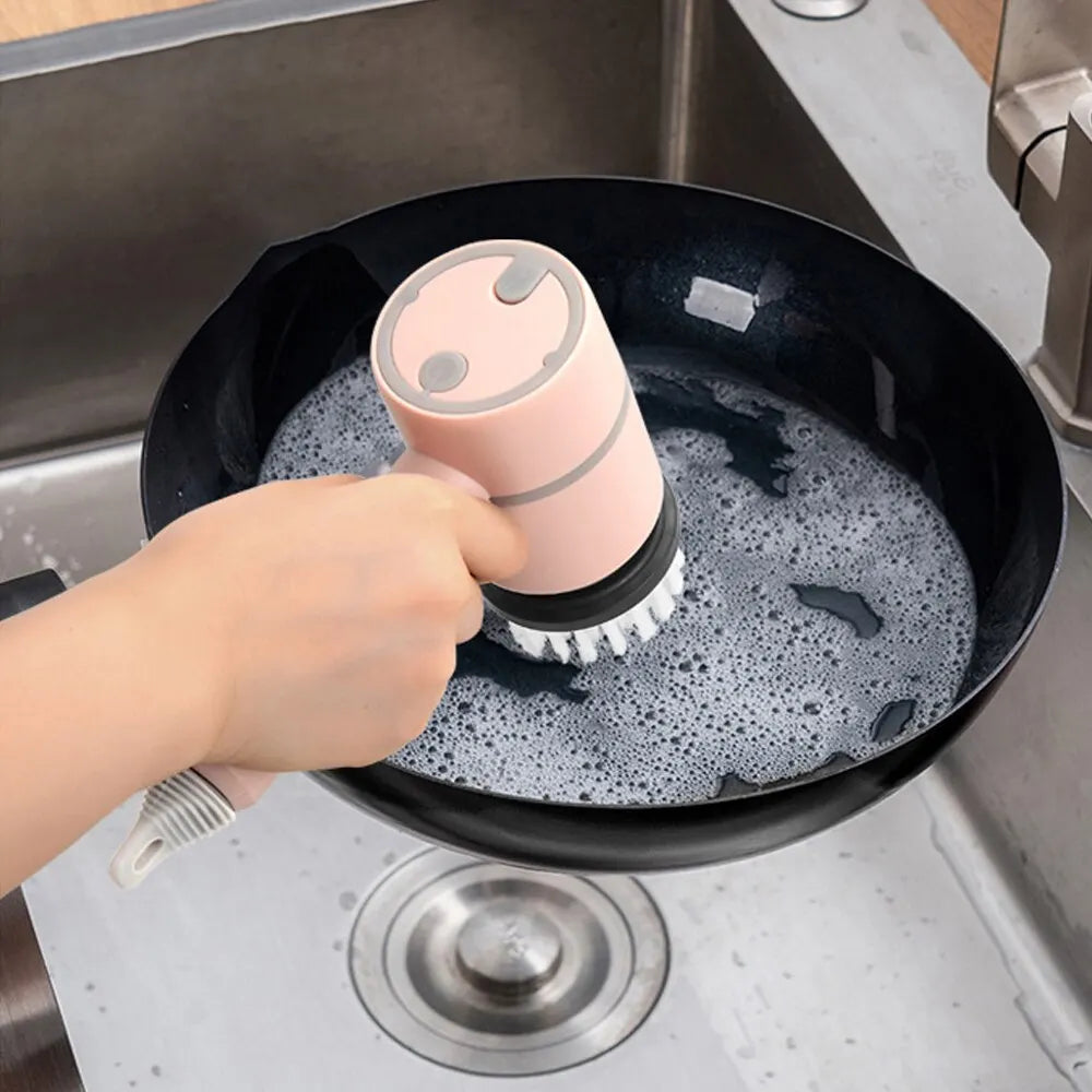 ScrubaSpin – Clean Dishes with Just One Push!