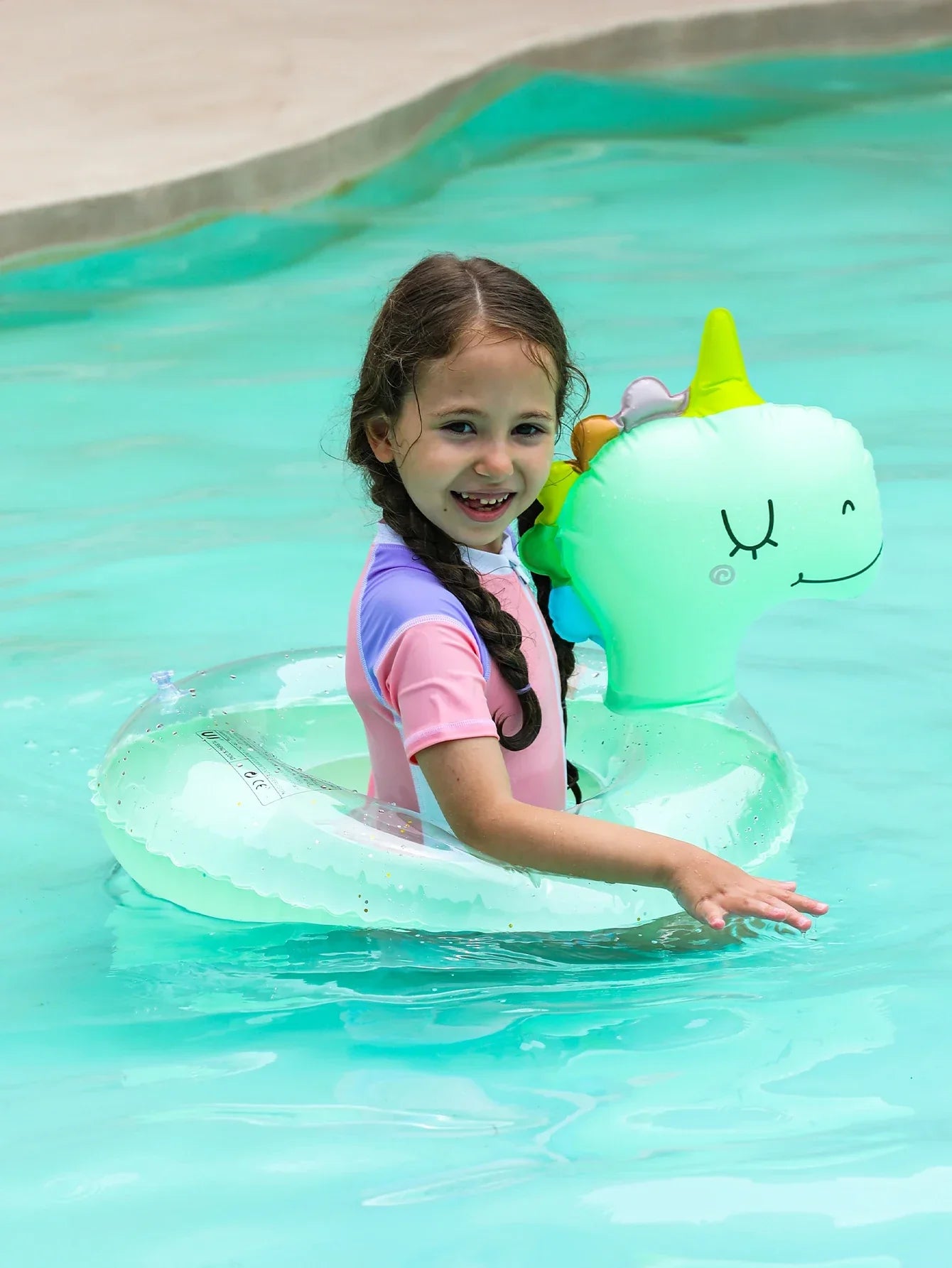 1+1 FREE | DinoFloat – The Inflatable Dinosaur Swim Ring for Kids