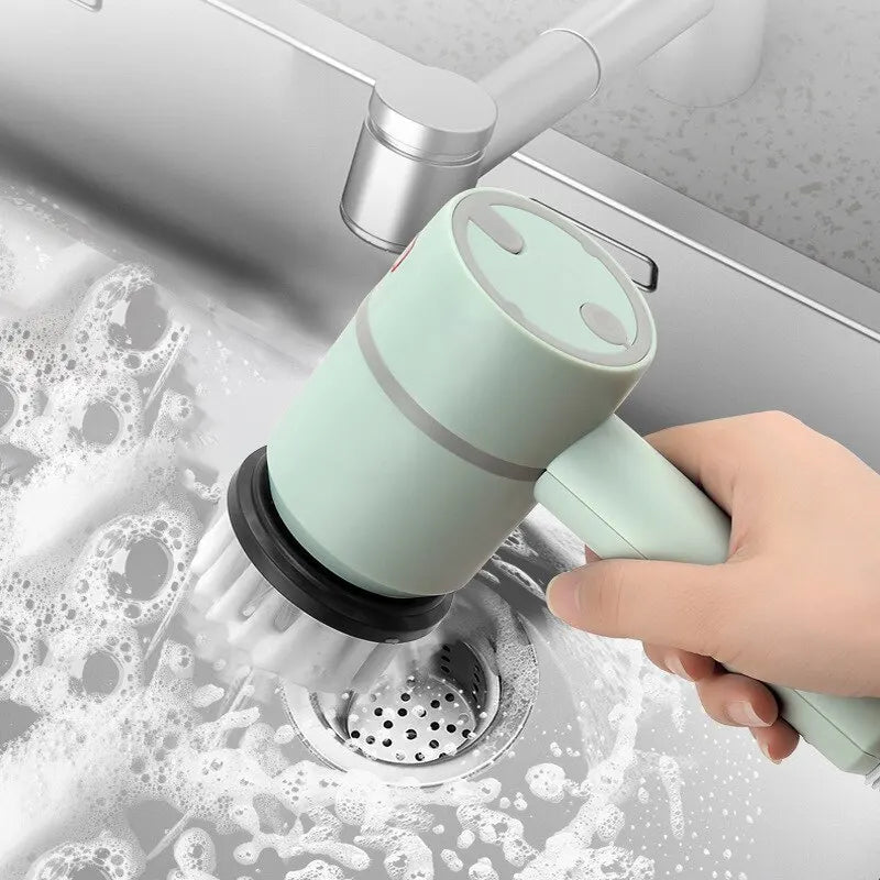 ScrubaSpin – Clean Dishes with Just One Push!