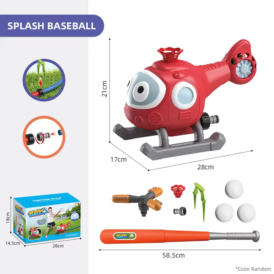 SplashSlugger – Baseball meets water fun in the garden