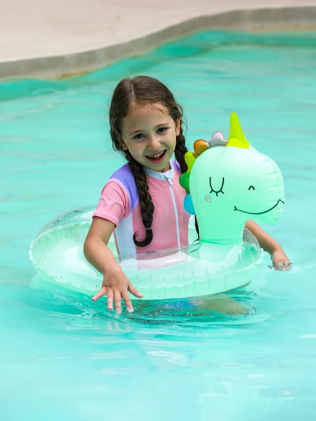 1+1 FREE | DinoFloat – The Inflatable Dinosaur Swim Ring for Kids