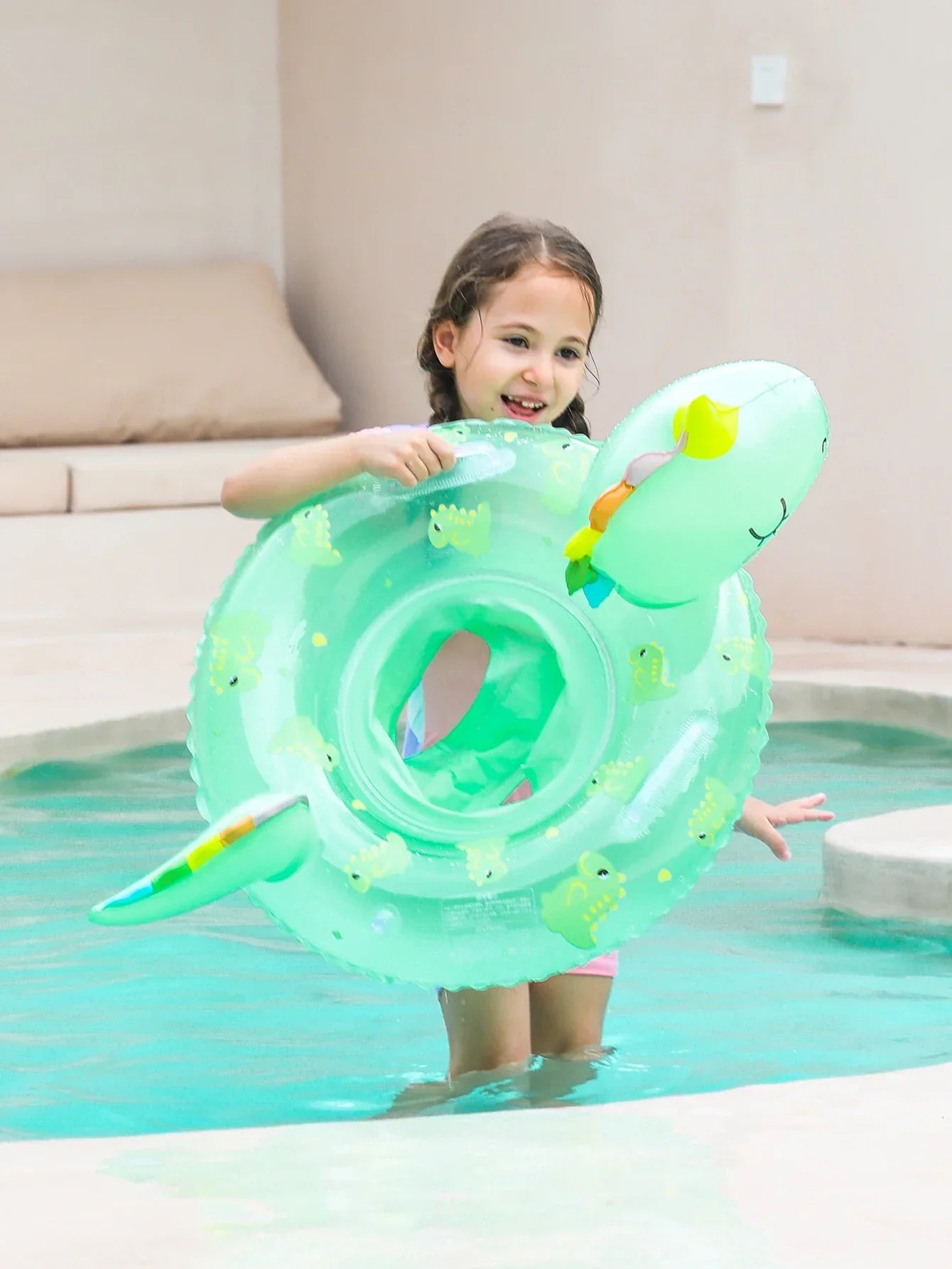 1+1 FREE | DinoFloat – The Inflatable Dinosaur Swim Ring for Kids